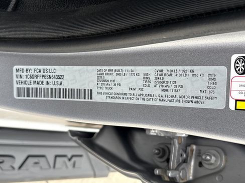 Used 2025 RAM 1500 Big Horn AWD/4WD image 37