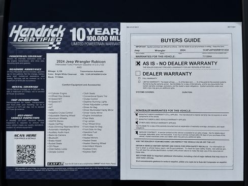 Used 2024 Jeep Wrangler Unlimited Rubicon w/ Capability Package AWD/4WD image 35