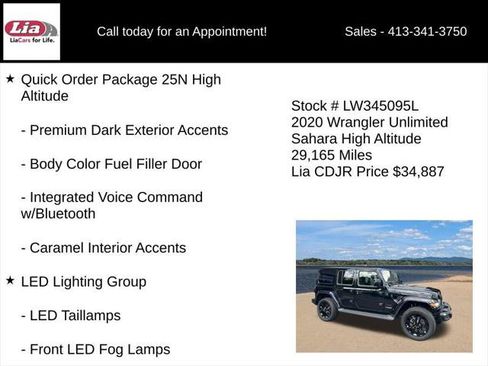 Certified 2020 Jeep Wrangler Unlimited Sahara AWD/4WD image 26