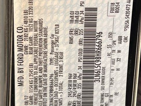 Used 2017 Lincoln MKZ Select w/ Technology Package image 34