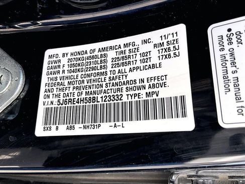 Used 2011 Honda CR-V EX image 41