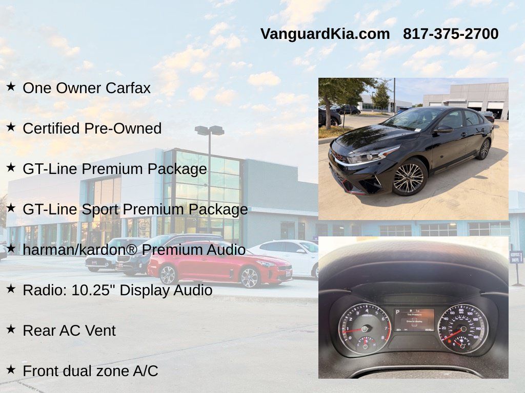 Certified 2024 Kia Forte GT-Line w/ GT-Line Premium Package FWD image 6