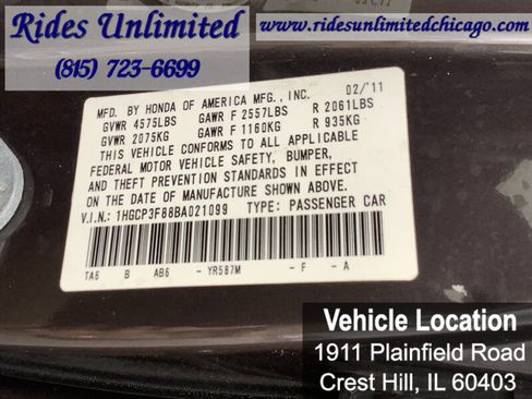 Used 2011 Honda Accord EX-L image 23