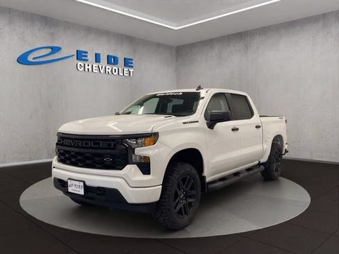 New 2026 Chevrolet Silverado 1500 Custom w/ Turbomax Blackout Package AWD/4WD image 2