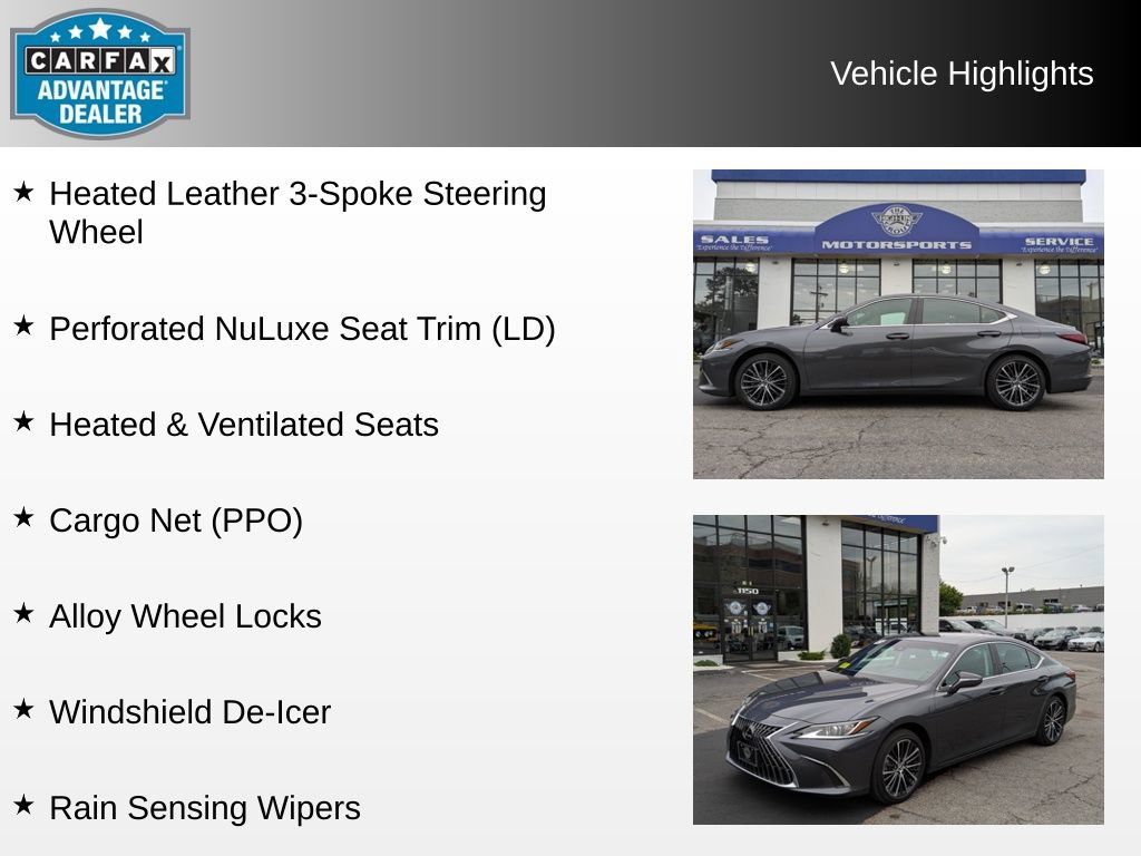 Used 2022 Lexus ES 350 w/ Premium Package FWD image 8