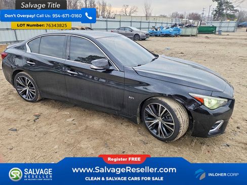 Used 2018 INFINITI Q50 Luxe w/ Sensory Package (Luxe) image 5