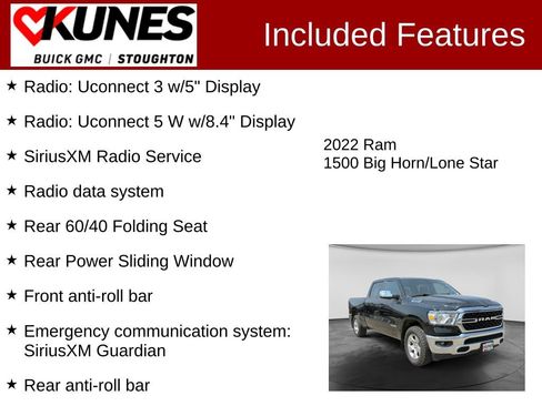 Used 2022 RAM 1500 Big Horn AWD/4WD image 3