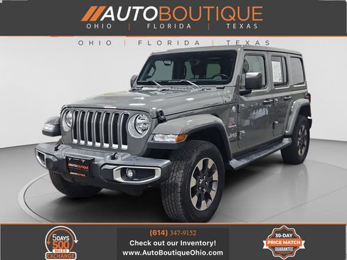 Used 2018 Jeep Wrangler Unlimited Sahara w/ Uconnect 4C Nav & Sound Group AWD/4WD image 1