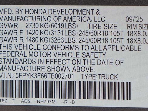 Used 2026 Honda Ridgeline TrailSport image 30