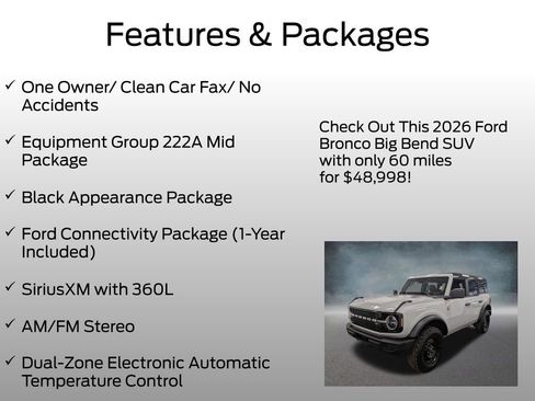 Used 2026 Ford Bronco Big Bend AWD/4WD image 4