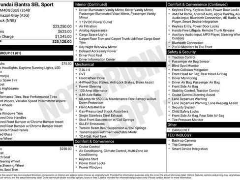 Used 2025 Hyundai Elantra Sport image 28