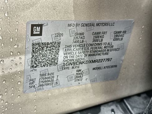 Used 2021 Chevrolet Tahoe LT RWD image 24