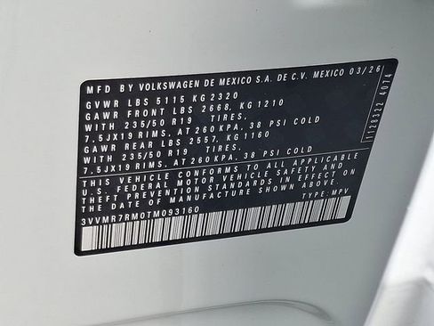 New 2026 Volkswagen Tiguan SE AWD/4WD image 11