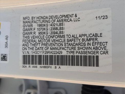 Used 2024 Honda Accord LX image 13