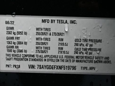 Used 2022 Tesla Model Y Performance AWD/4WD image 9