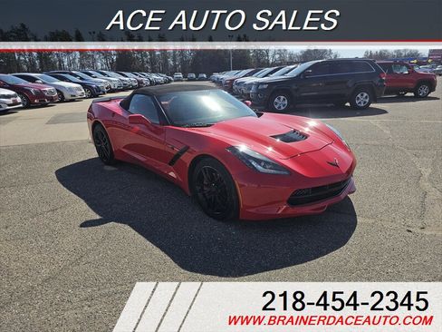Used 2015 Chevrolet Corvette Stingray Convertible w/ 3LT Preferred Equipment Group RWD image 2