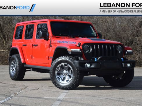 Used 2023 Jeep Wrangler Unlimited Rubicon 4xe w/ Steel Bumper Group image 1