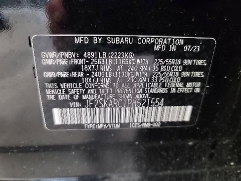 Used 2023 Subaru Forester Touring w/ Popular Package #2 AWD/4WD image 17