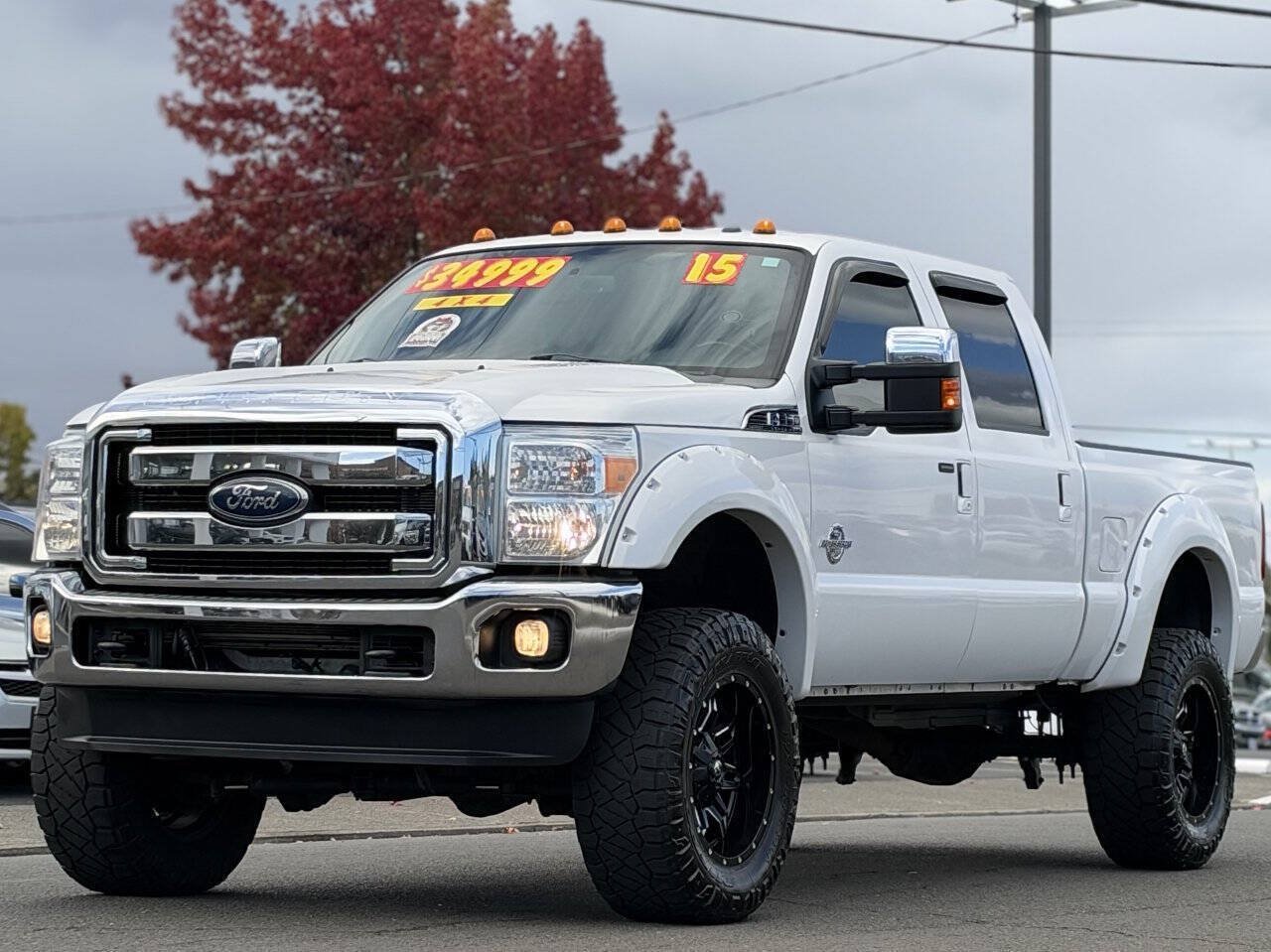 Used 2015 Ford F350 Lariat w/ Chrome Package AWD/4WD image 5