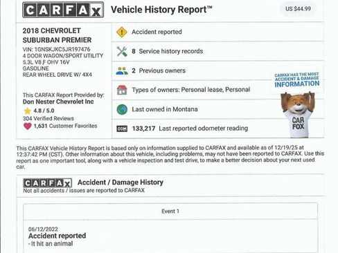 Used 2018 Chevrolet Suburban Premier w/ Max Trailering Package image 5