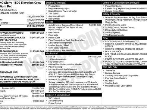 Used 2020 GMC Sierra 1500 Elevation w/ Elevation Value Package AWD/4WD image 24