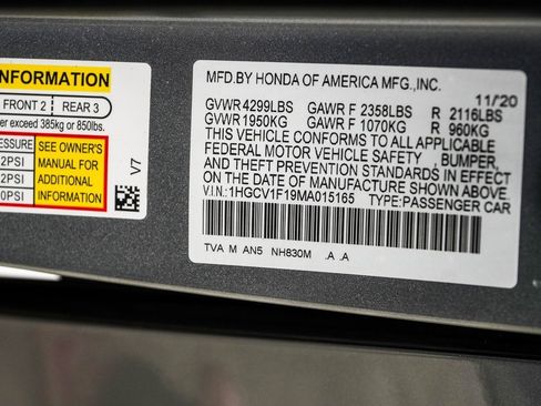 Used 2021 Honda Accord LX image 38