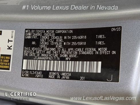 Certified 2023 Lexus RZ 450e Premium w/ Technology Package AWD/4WD image 28