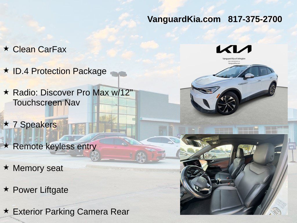 Used 2021 Volkswagen ID.4 Pro S w/ ID.4 Protection Package RWD image 6