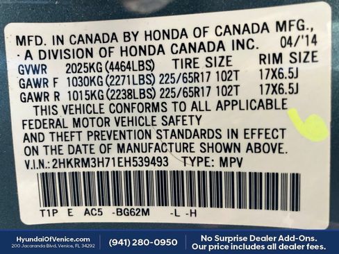 Used 2014 Honda CR-V EX-L image 18