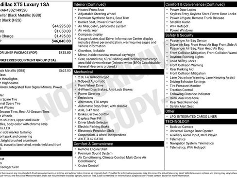 New 2025 Cadillac XT5 Luxury w/ LPO, Floor Liner Package image 38