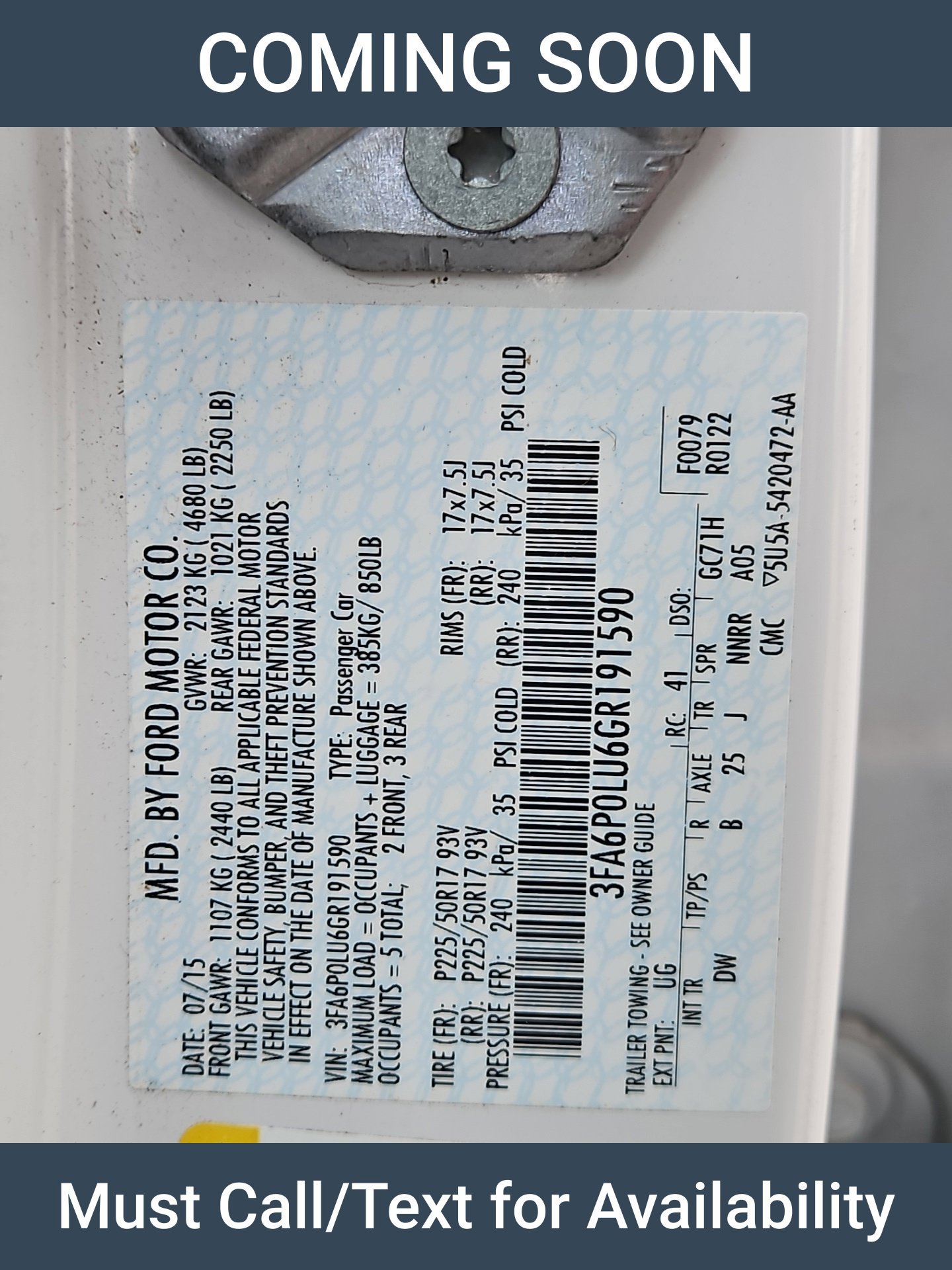 Used 2016 Ford Fusion SE FWD image 13