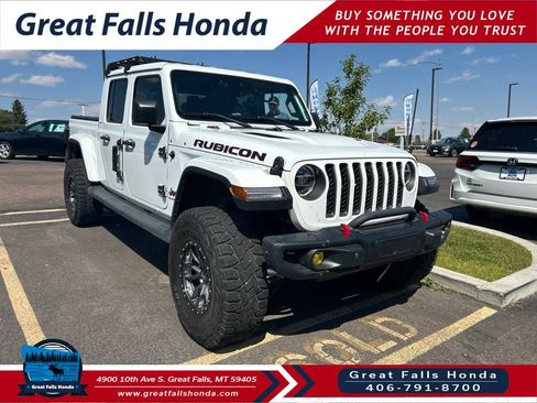 Used 2021 Jeep Gladiator Rubicon w/ Uconnect 4C Nav & Sound Group AWD/4WD image 2