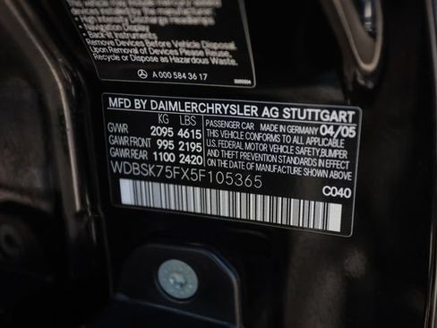 Used 2005 Mercedes-Benz SL 500 image 75