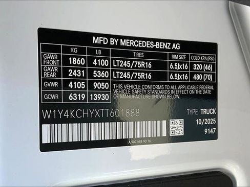 New 2026 Mercedes-Benz Sprinter 2500 image 18