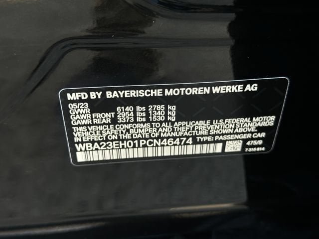 Used 2023 BMW 740i w/ Parking Assistance Package RWD image 62