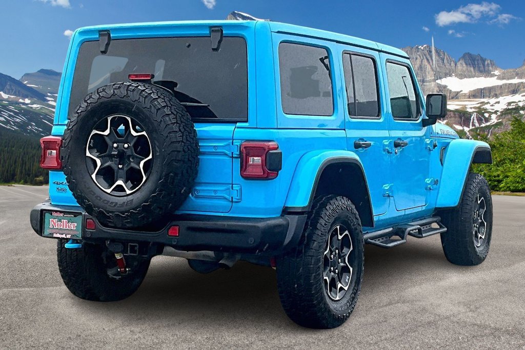 Used 2021 Jeep Wrangler Unlimited Rubicon 4xe w/ Steel Bumper Group AWD/4WD image 2
