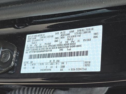 Used 2022 Ford F150 Lariat w/ Trailer Tow Package AWD/4WD image 35