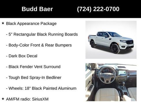 Used 2022 Ford Ranger Lariat w/ Equipment Group 501A High image 14