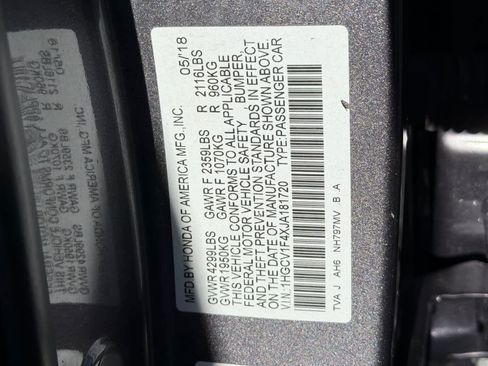 Used 2018 Honda Accord EX image 28