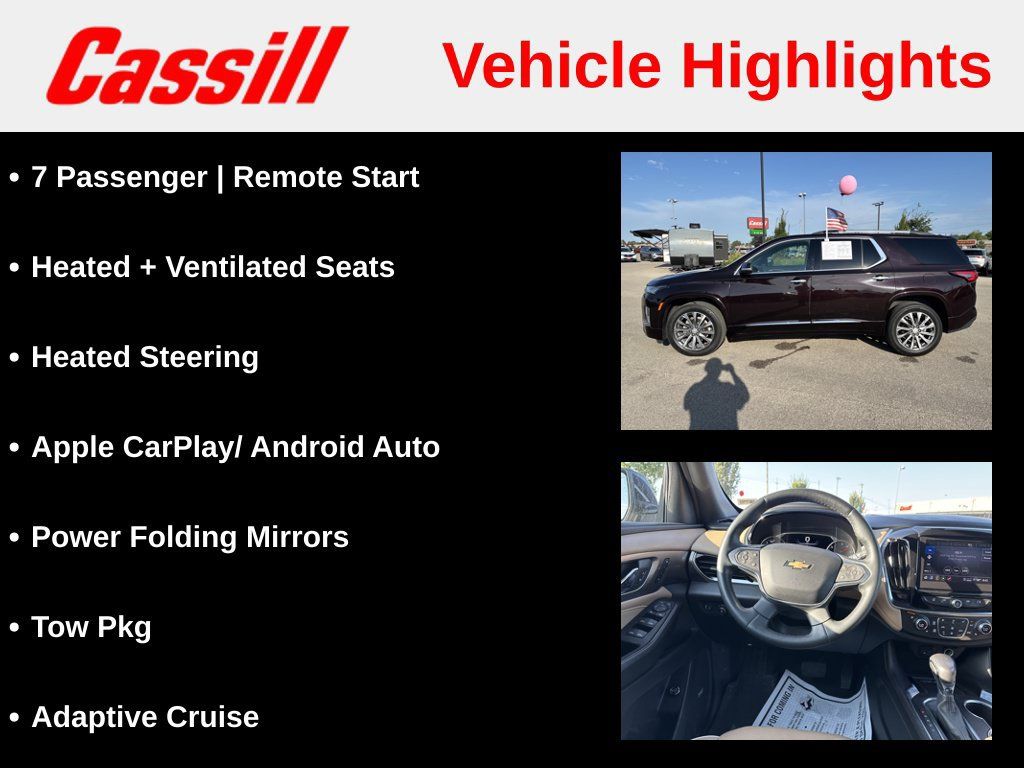 Used 2023 Chevrolet Traverse Premier w/ LPO, Floor Liner Package FWD image 7