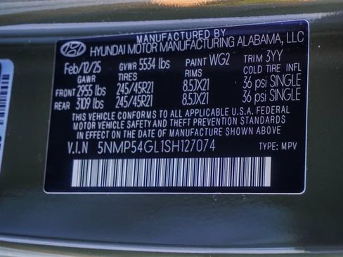 Used 2025 Hyundai Santa Fe Calligraphy FWD image 55