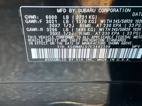 Used 2019 Subaru Ascent Limited image 22