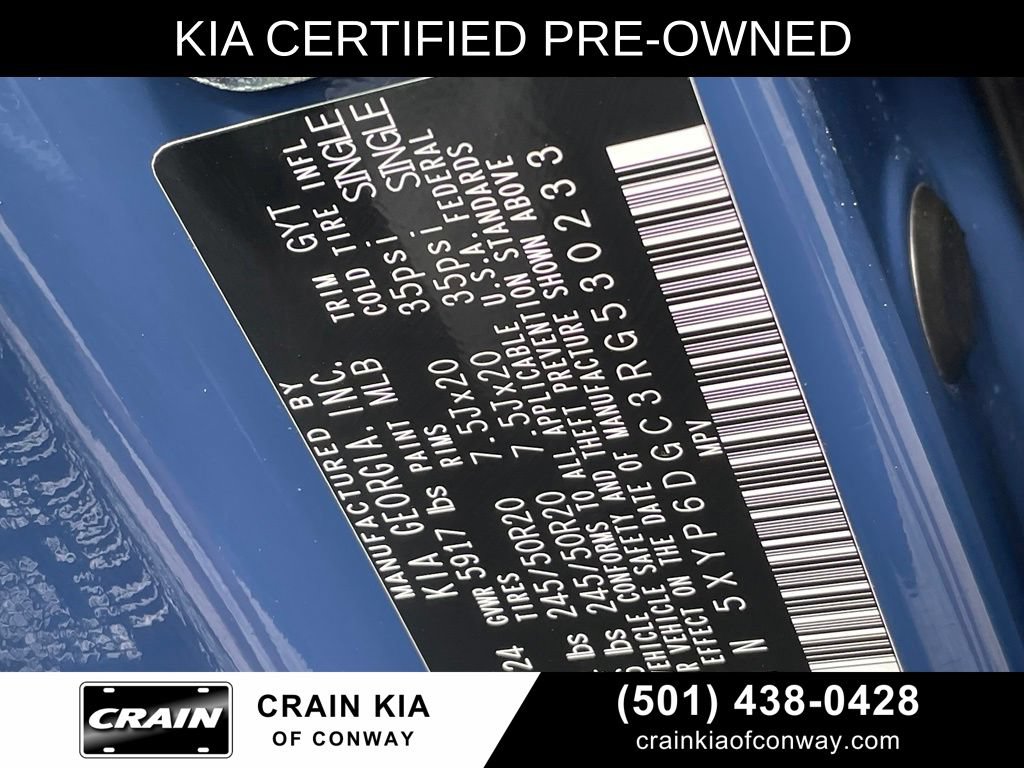 Certified 2024 Kia Telluride S w/ S Sunroof Package AWD/4WD image 35