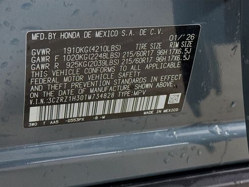 Certified 2026 Honda HR-V LX image 36