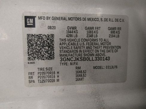 Used 2020 Chevrolet Trax LS w/ Tint and Cruise Package FWD image 33