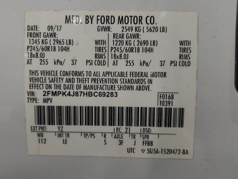 Used 2017 Ford Edge SEL w/ Equipment Group 201A AWD/4WD image 33