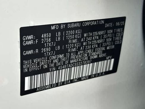 Certified 2025 Subaru Outback Premium AWD/4WD image 31