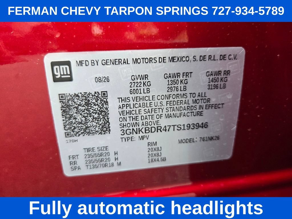 New 2026 Chevrolet Blazer LT w/ LPO, Black Sport Package FWD image 22