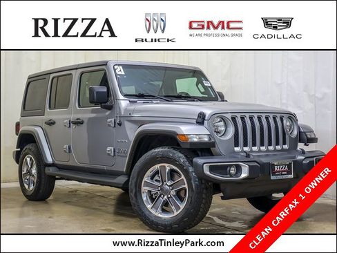 Used 2021 Jeep Wrangler Unlimited Sahara w/ Dual Top Group image 1