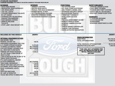 Used 2020 Ford F250 Platinum w/ Tremor Off-Road Package image 2